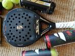 Padel racket siux black carbon, Sport en Fitness, Gebruikt, Padelracket, Ophalen
