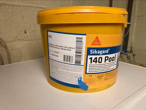 Sikaguard zwembadcoating - Adriatisch blauw, Doe-het-zelf en Bouw, Verf, Beits en Lak, Zo goed als nieuw, Blauw, Ophalen