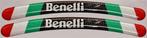 Benelli Racing 3D doming sticker set, Motoren, Verzenden