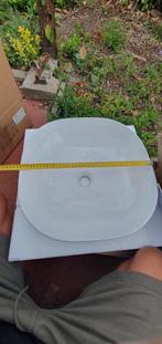Keramische wastafel op aanrecht, Huis en Inrichting, Ophalen of Verzenden, Nieuw, Minder dan 25 cm, Minder dan 50 cm