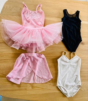 Costumes de ballet/danse pour fille taille 6.Rose,blancnoir.