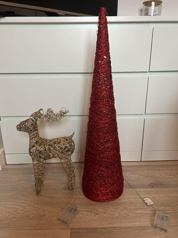 Sapin et decorations de noel, Diversen, Kerst, Zo goed als nieuw, Ophalen