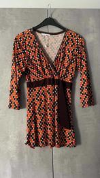 Nieuw VINTAGE BLOUSE BRUIN ORANJE lange mouwen M, Kleding | Dames, Blouses en Tunieken, Lola Liza, Ophalen of Verzenden, Nieuw
