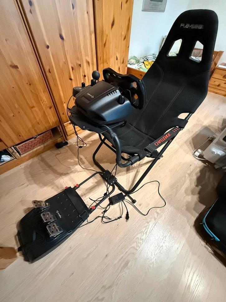 Logitech G29 + Playseat Challenge + Mods, Games en Spelcomputers, Spelcomputers | Overige Accessoires, Zo goed als nieuw, Ophalen of Verzenden