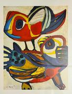 Affiche Cobra Karel Appel 1951 The Meeting Verkerke, Enlèvement