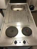 Combi fornuis kookplaat en wasbak voor mini keuken, Ophalen, Gebruikt, Tussenbouw, 3 kookzones of minder
