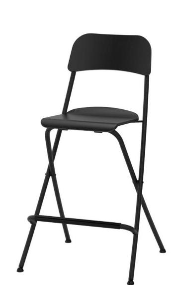 2 zwarte barkrukken, Enlèvement, Neuf, Bois