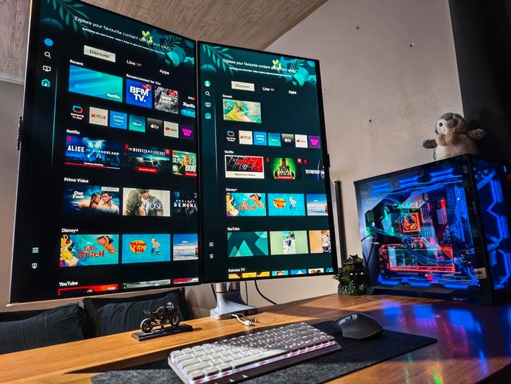 Samsung AI Game et moniteur intelligent All-in-1 4K  32", Télécoms, Téléphonie mobile | Samsung, Comme neuf, Sans abonnement, Sans simlock