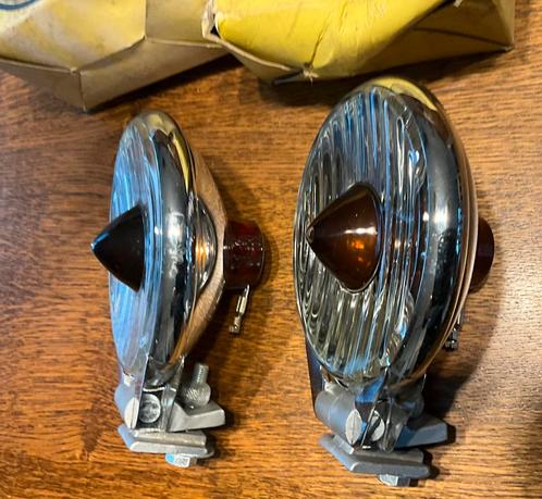 Vintage NOTEK oldtimer mistlampen nieuw inde doos verstalers, Auto-onderdelen, Verlichting, Alfa Romeo, Ophalen