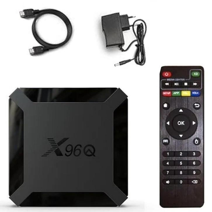 Android Tv box X96Q (2 pièces disponibles) - Neuf, TV, Hi-fi & Vidéo, Lecteurs multimédias, Neuf, HDMI, Enlèvement
