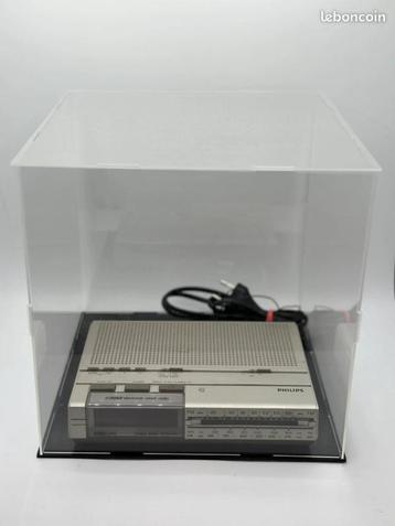 RADIO Vintage of 1980 Philips Reveil Alarm Clock +Test OK, Envoi, Radio