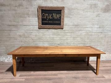 Antieke Franse boerentafel - 280 x 92 cm + 76 cm hoog beschikbaar voor biedingen