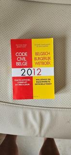 Code civil belge 2012, Livres, Politique & Société, Comme neuf, Enlèvement ou Envoi, Juridique et Droit