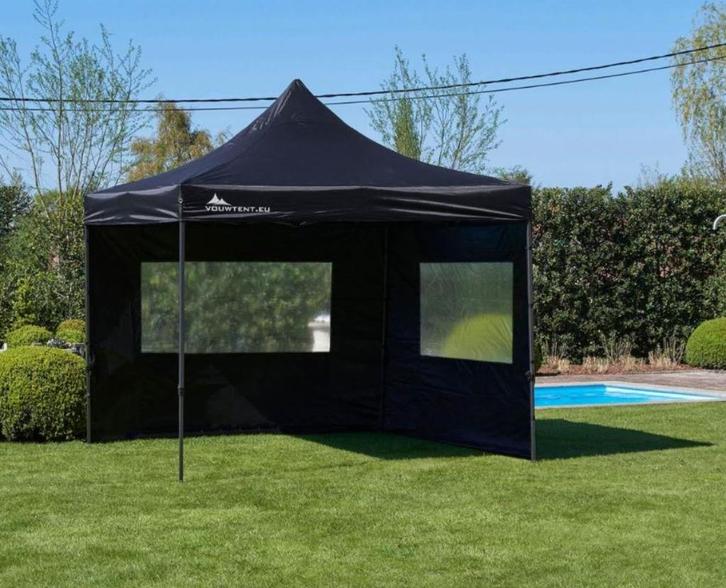 verhuur te huur partytent tent tenten vouwtent easy up tent, Hobby en Vrije tijd, Feestartikelen | Verhuur, Gebruikt, Ophalen