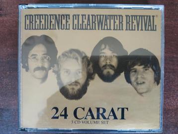 Boîte de 3 CD : CREEDENCE CLEARWATER REVIVAL (CCR) - Or 24 c, Enlèvement ou Envoi, Comme neuf