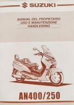 Suzuki Burgman 400 / 250 handleiding, Motoren, Onderdelen | Suzuki, Ophalen of Verzenden, Nieuw