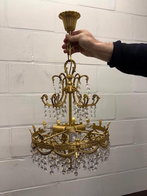 kristallen lusters, Maison & Meubles, Lampes | Lustres, Verre, Autres matériaux, Enlèvement