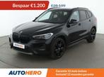 BMW X1 sDrive 18i Advantage (bj 2022, automaat), Gebruikt, 136 pk, Zwart, 146 g/km
