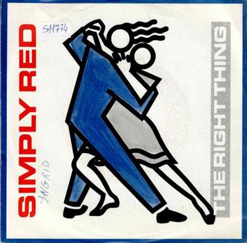 Vinyl, 7"   -   Simply Red – The Right Thing beschikbaar voor biedingen