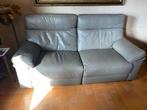 2 lederen zetels met 2x electrische relax, Huis en Inrichting, Ophalen, 150 tot 200 cm, Driepersoons, Zo goed als nieuw