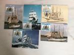 5 postkaarten zeilschepen, Ophalen of Verzenden