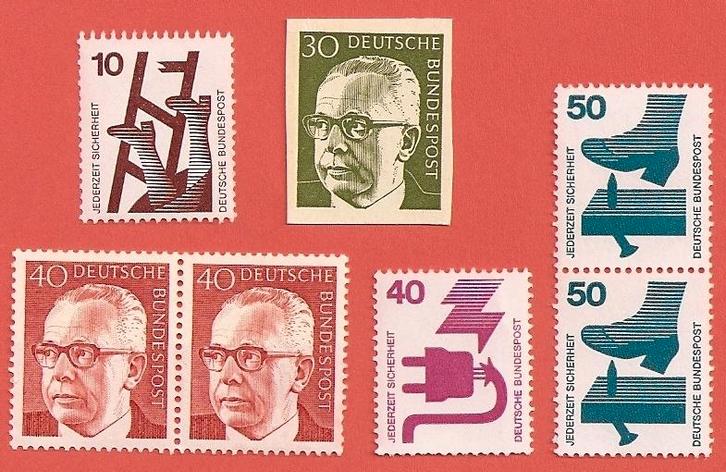 Postzegels Duitsland, Postzegels en Munten, Postzegels | Europa | Duitsland, BRD, Ophalen of Verzenden