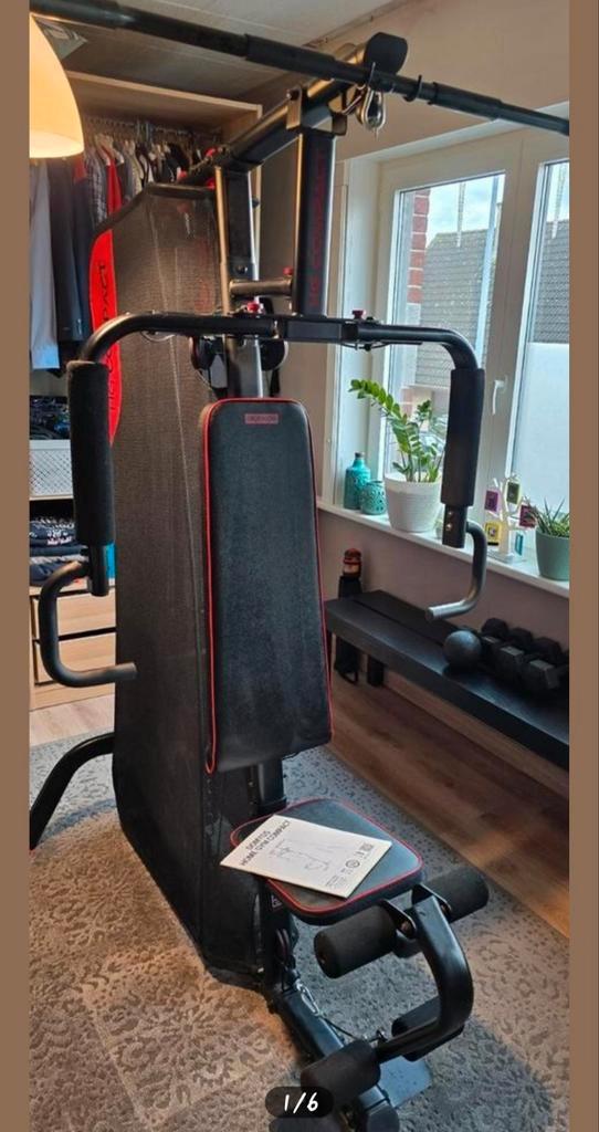 Domyos home gym, Sport en Fitness, Fitnessapparatuur, Armen, Benen, Borst, Rug, Ophalen