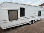 Tabbert Puccini caravan 6m55, Caravans en Kamperen, Rondzit, Lengtebed, Tot en met 4, Ringverwarming