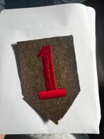 Insigne 1 div inf us ww2 big red one 1er modèle, Collections, Enlèvement ou Envoi