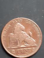 Oude Belgisch munten-Leopold II -2 Centiem -1873 Fr-1902 Vl-, Ophalen of Verzenden, Gebruikt