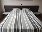 Dubbel bed, Huis en Inrichting, Slaapkamer | Bedden, Ophalen, Tweepersoons, 200 cm, 160 cm