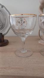 2  Vintage glazen trappist Westmalle, Ophalen, Zo goed als nieuw