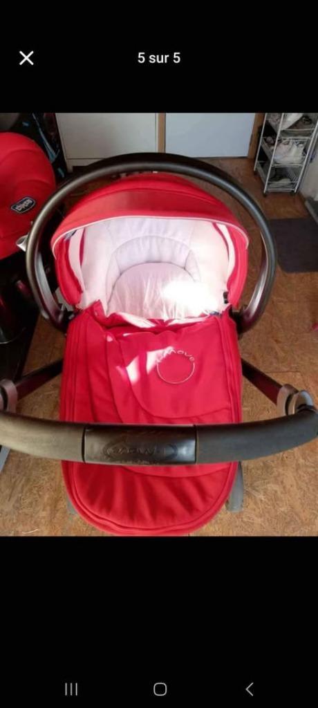 poussette trio, Kinderen en Baby's, Kinderwagens en Combinaties, Gebruikt, Combiwagen, Overige merken, Ophalen