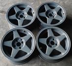 set (4) Atev velgen in 7x15j 4x100 met deksels, Auto-onderdelen, Banden en Velgen, 15 inch, Velg(en), Gebruikt, Personenwagen