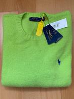 Ralph Lauren fluogroene wollen trui heren - L - NIEUW, Kleding | Heren, Ophalen of Verzenden, Nieuw, Maat 52/54 (L), Groen