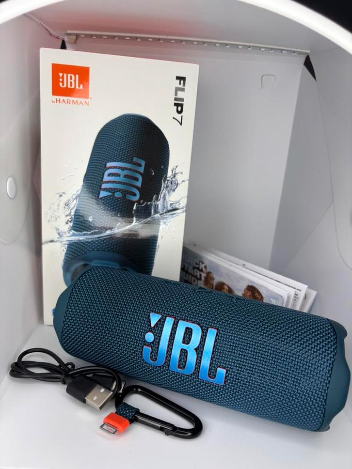 JBL Flip 7 Blue – Deep Sound, Cool Vibes, Auto diversen, Autospeakers, Nieuw, Ophalen of Verzenden