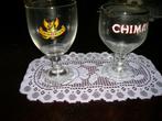 5 CHAMPAGNE GLAZEN + 1 CHIMAY GLAS, Verzamelen, Ophalen of Verzenden, Zo goed als nieuw