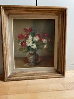 Schilderij met bloemen, J DeBruyne, Antiek en Kunst, Kunst | Schilderijen | Klassiek, Ophalen