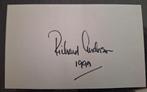 Handtekening van veteraan en acteur RICHARD ANDERSON, Ophalen of Verzenden