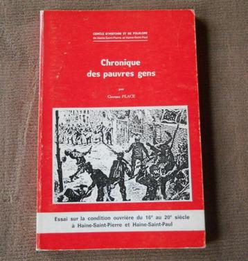 Condition ouvrière du 16 au 20 siècle à Haine - La Louvière beschikbaar voor biedingen