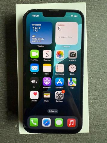 iPhone 13 zwart met 128GB en gebruikssporen 81% batterij beschikbaar voor biedingen