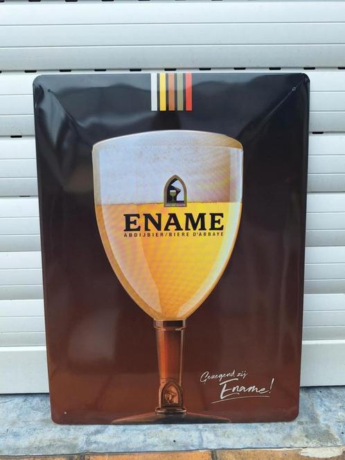 Ename bierbord, Verzamelen, Merken en Reclamevoorwerpen, Zo goed als nieuw, Reclamebord, Ophalen