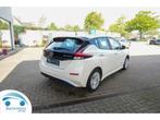 Nissan Leaf  40KWH BUSINESS Navi/Blind Spot/Lane keep/..., Auto's, Nissan, Automaat, Navigatiesysteem, Wit, Berline