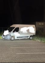 Citroen jumper 2010 met motorschade, Auto's, 4 deurs, Citroën, Wit, Grijs