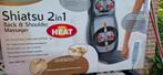 HoMedics 2-in-1 Shiatsu Massagekussen HEAT - KOOPJE !!!, Sport en Fitness, Massageproducten, Ophalen, Zo goed als nieuw, Massagestoel of Kussen