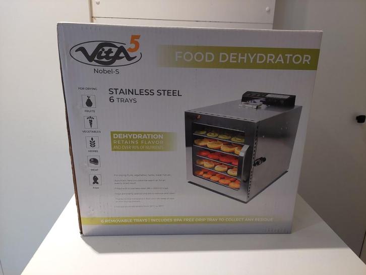 Droogoven Vita5 S Nobel  !!NIEUW!!, Elektronische apparatuur, Ovens, Nieuw, Vrijstaand, Oven, 45 tot 60 cm, 45 tot 60 cm, Hete lucht