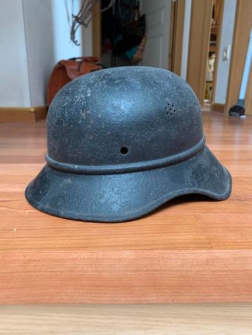 Casque de gladiateur/Luftschutz allemand WW2, Enlèvement ou Envoi, Armée de terre, Casque ou Béret