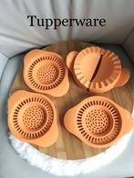 Tupperware 4 stuks 13 foto's., Maison & Meubles, Cuisine| Tupperware, Autres types, Envoi, Neuf, Orange