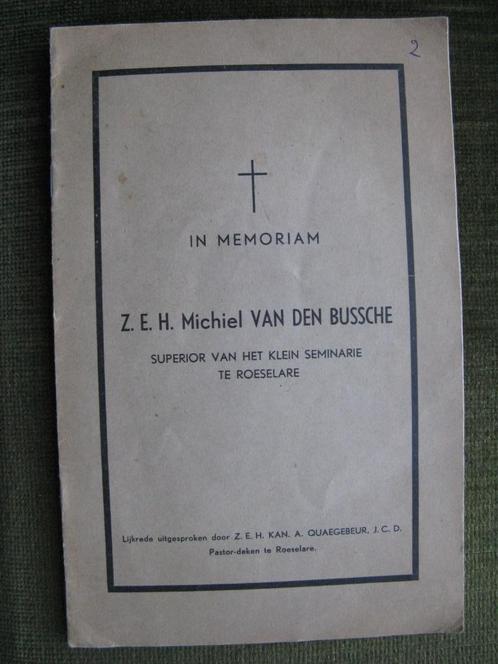 lijkrede ZEH Michiel van den Bussche, Boeken, Esoterie en Spiritualiteit, Verzenden