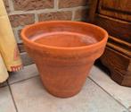 Grand terracotta bloempot H24cm diameter is 27cm, Ophalen, Zo goed als nieuw, Terracotta